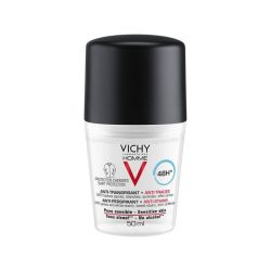 Vichy Homme Déodorant Anti-Transpirant 48H Anti-Traces Roll-On 50 ml
