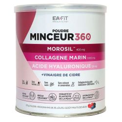 Eafit Minceur 360 Poudre Morosil Collagène 200g - Draine, détoxifie, brûle les graisses