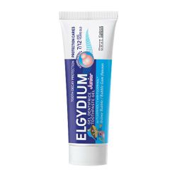 Elgydium Junior Dentifrice Enfant - Arôme Bubble Gum - Protection Caries - 7/12 Ans - 50ml