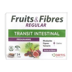 Ortis Fruits & Fibres Regular 24 Cube à mâcher
