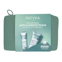 PATYKA Mes Indispensables Anti-Imperfections Coffret - Gelée Nettoyante Purifiante 150 ml + Fluide Matifiant 40 ml + Trousse Offerte
