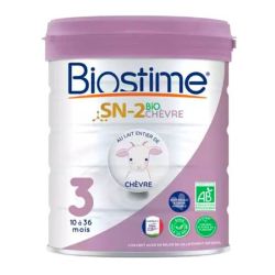Biostime Lait Infantil - SN-2 Bio Chèvre - 3ème Âge de 10 à 36 Mois - 800 g