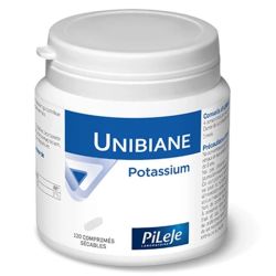 Pileje Unibiane Potassium 120 Comprimés sécables – Pression sanguine normale
