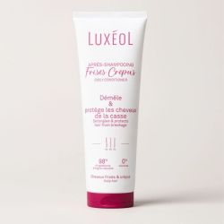 Luxéol Après-Shampooing Frisés & Crépus Tube 250 ml - Nourrit intensément, démêle instantanément et définit les boucles sans alourdir