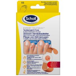 Scholl Traitement Durillons - 8 Pansements - Élimination ciblée des durillons