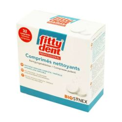 FIttydent Professional - Comprimés Nettoyants pour Prothèse Dentaire - 32 Comprimés
