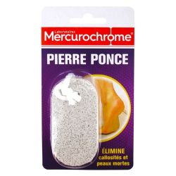 Mercurochrome Pierre Ponce - Élimine les Callosités et les Peaux Mortes - 1 pièce