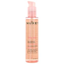 Nuxe Very rose Huile Délicate Démaquillante - 150 ml - Élimine le maquillage waterproof tout en douceur