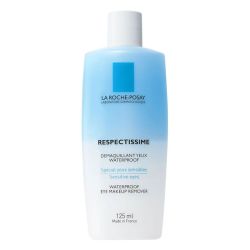La Roche-Posay Respectissime Démaquillant Yeux Waterproof - 125 ml - Démaquillage Doux et Efficace