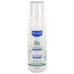 Mustela Shampooing Mousse Nourrisson - 150 ml - Nettoie et aide à éliminer les croûtes de lait