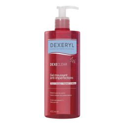 Dexeryl Dexeclear Gel Moussant Anti-Imperfections Peaux Grasses ou Acnéiques - 400ml