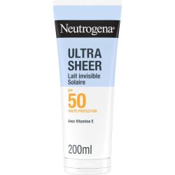 Neutrogena Ultra Sheer Lait Solaire Invisible SPF0 Visage & Corps - 200ml
