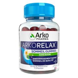 Arkopharma Arkorelax Sommeil - Réduit le Temps d'Endormissement - 60 Gummies