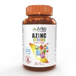 Arkopharma Azinc Junior Gummies 9 Vitamines - 60 Gummies - croissance et immunité