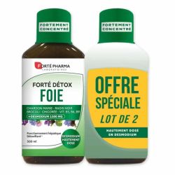Forté Pharma Forté Détox Foie Fonctionnement Hépatique - 2 x 500ml