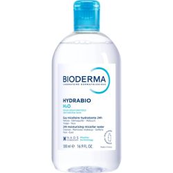 Bioderma Hydrabio H2O Eau Micellaire Démaquillante Hydratante 500 ml – Soin sans rinçage peaux déshydratées format généreux
