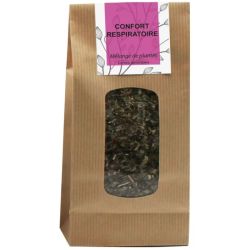 Iphym Tisane Confort Respiratoire Mélange de Plantes - 100g - Plantes respiratoires, expectorantes et apaisantes