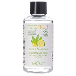 Toofruit Jolies Mimines Dissolvant - 100ml - Dès 5 ans - Sans acétone, doux et non déssèchant