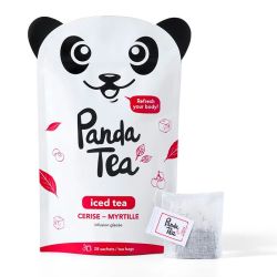 Panda Tea Iced Tea Detox Cerise - 28 sachets - L’infusion rafraîchissante et légère de l’été