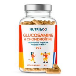 Nutri&Co Glucosamine & Chondroïtine - 90 gélules - Soutien articulaire et confort des mouvements