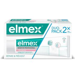Elmex Sensitive Professional Dentifrice Soin Gencives - Lot de 2 x 75ml