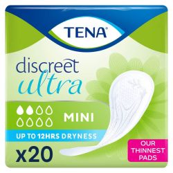 Tena Discreet Mini Protection Legères Femme - x20 serviettes