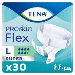 Tena Flex ProSkin Super - Taille L - 30 protections