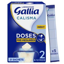 Gallia Doses Calisma Pré-mesurées 2ème âge - 21 sachets de 5 doses prêtes à l'emploi