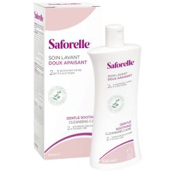 Saforelle Soin Lavant Doux Apaisant 500 ml - Gel lavant intime doux pour peaux sensibles