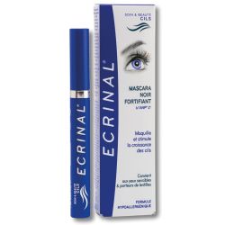 Ecrinal Mascara Noir Fortifiant à l' ANP 2+ 7ml - Maquille et stimule la croissance des cils