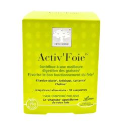 New Nordic Activ'Foie 90 Comprimés – Digestion des graisses et purification du foie
