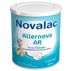 Novalac Allernova AR 400g - Lait pour Nourrissons de 0 à 36 Mois - Allergie au Lait de Vache