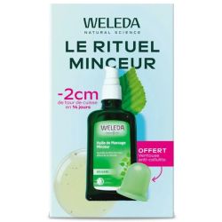 Weleda Huile de Massage Minceur au Bouleau 100ml + Ventouse Anti-Cellulite OFFERTE – Pack Capitons
