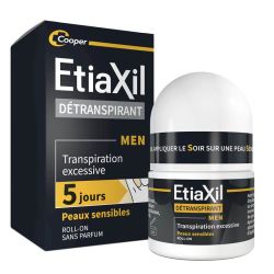 Etiaxil Détranspirant Men Peaux Sensibles Roll-on - 15ml