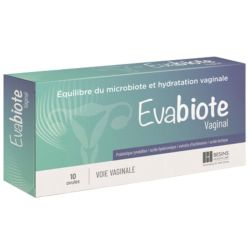 Evabiote® Vaginal 10 ovules - Équilibre du microbiote et hydratation vaginale