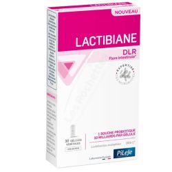 Pileje Lactibiane DLR Flore Intestinale - 30 Gélules Végétales - Soutien et équilibre de la flore intestinale