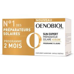 Oenobiol Sun Expert Préparateur Solaire Accélérée - Lot de 2 x 15 Gélules