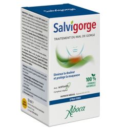 Aboca Salvigorge 30ml – Traitement du Mal de Gorge, Spray Sans Alcool