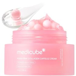 Medicube Crème Capsule Collagène Rose PDRN 55g – Éclat et fermeté