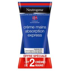 Neutrogena® Formule Norvégienne® Crème Mains Absorption Express Lot de 2 x 75ml