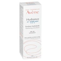 Avène Hydrance UV Légère Émulsion Hydratante SPF30 - 40 ml - Peau fraîche, souple et protégée