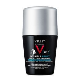Vichy Homme Déodorant Anti-Transpirant 72H Contrôle Extrême Roll-On - 50 ml - Transpiration Intense