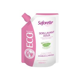 Saforelle Soin Lavant Doux Hygiène Intime Eco Recharge 400 ml
