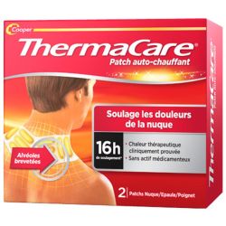Thermacare Patch Auto-Chauffant Nuque 2 Patchs - Soulage la nuque et les cervicales