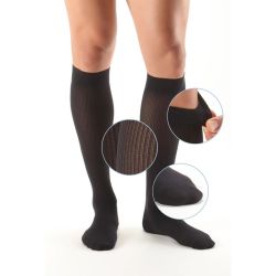 Thuasne Venoflex Élégance Chaussettes de Contention Classe 2 Long – Élégance et confort