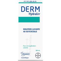 Derm Hydralin Solution Lavante au Glycocolle - 200ml