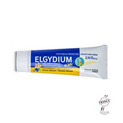 Elgydium Dentifrice Kids Protection Caries Gôut Banane 50ml