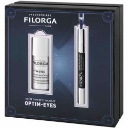 Filorga Optim-Eyes Coffret Contour des Yeux - Réduit les Cernes + Baume Lèvres Hydrate et Lisse