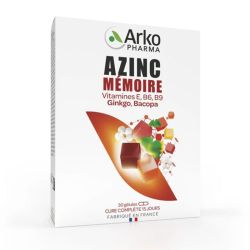 Arkopharma Azinc Mémoire 30 gélules