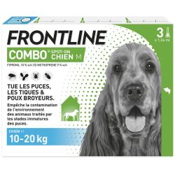 Frontline Combo Spot-On Chien M de 10-20kg - 3 pipettes